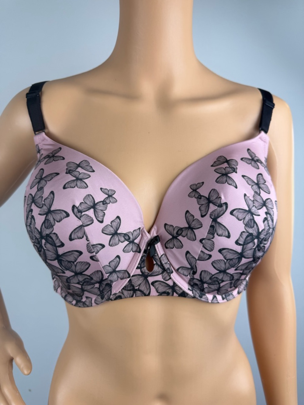 Torrid 42C Pink Butterfly Graphic Padded Underwire